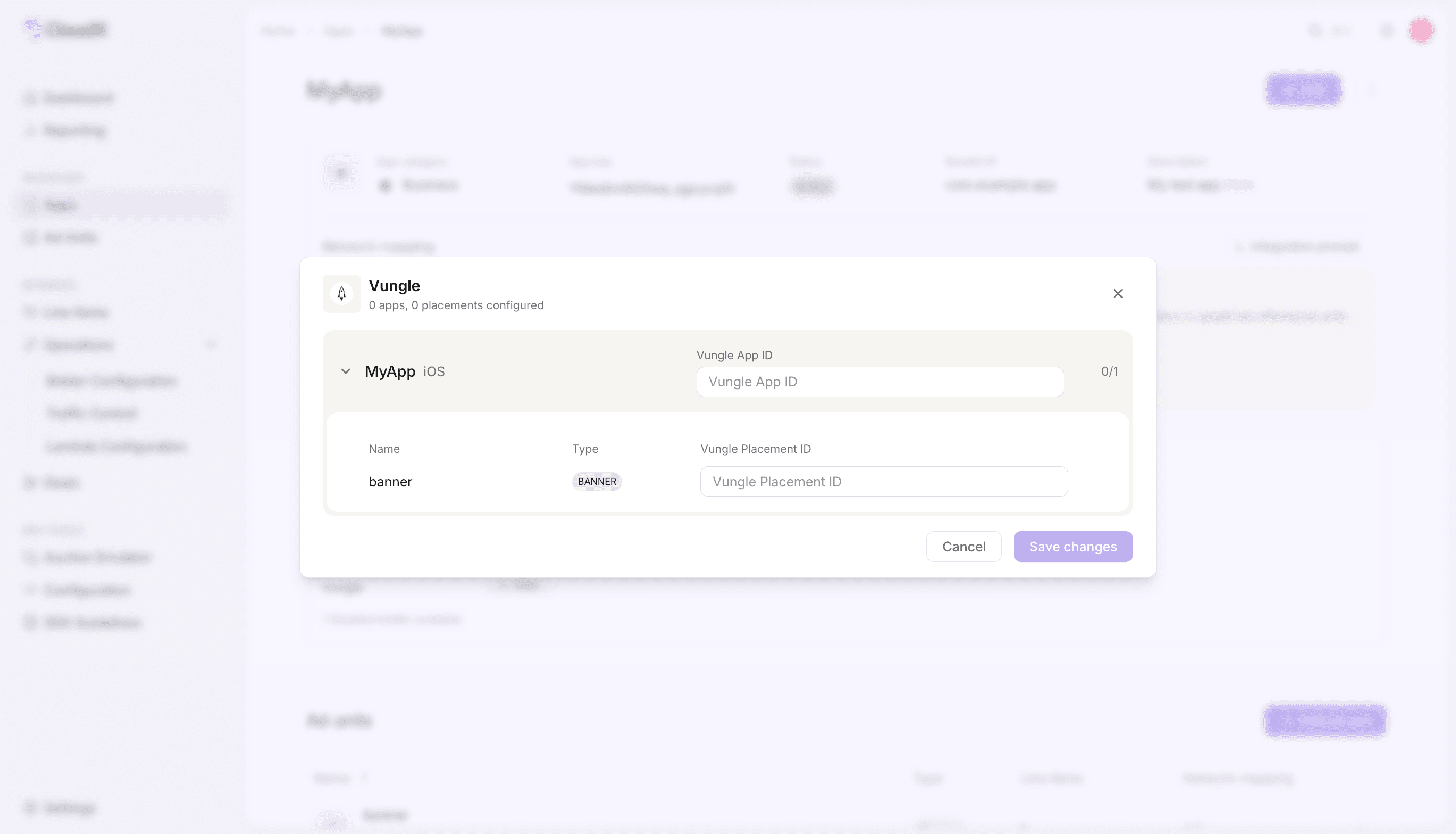 Vungle App ID